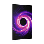 Neon Wave Horizon Canvas Wall Art - Retro 80s Cyberpunk Sunset