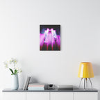 The City of Lights Vibrant Cityscape Canvas Art | Modern Neon Urban Skyline Wall Decor