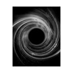 Black Hole Poster Print - Cosmic Deep Space Art