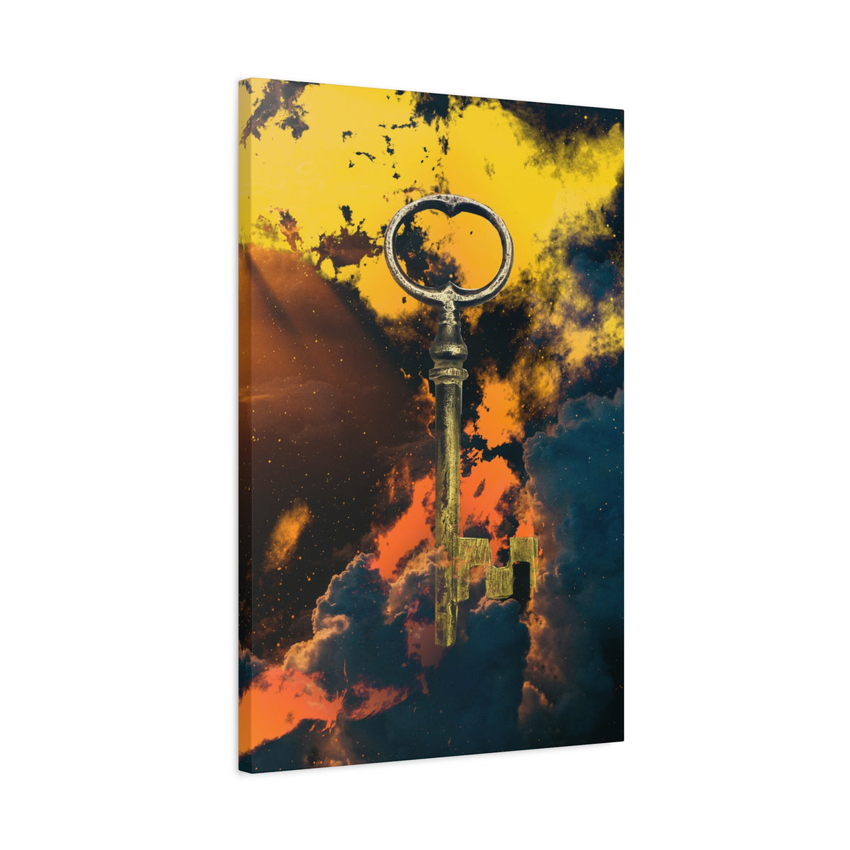 Key To The Kingdom Canvas Wall Art - Fantasy Mysterious Decor