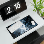 Frozen Forest Mouse Pad - Winter Landscape Desk Mat