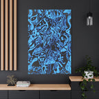 Doodles of a Lost Mind Canvas Art - Psychedelic Abstract Mindscape