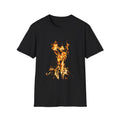 Phoenix Fire Graphic Tee - Mythical Fire Bird Shirt