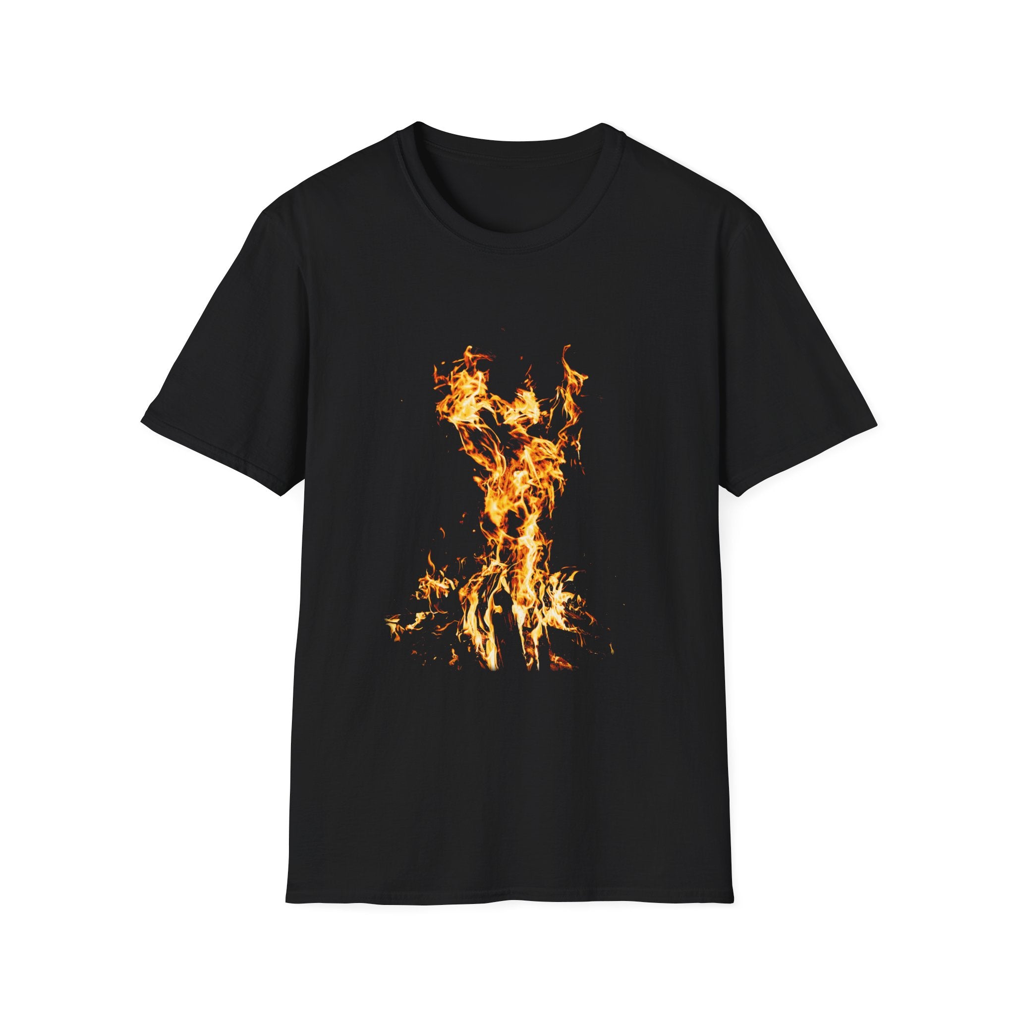 Phoenix Fire Graphic Tee - Mythical Fire Bird Shirt