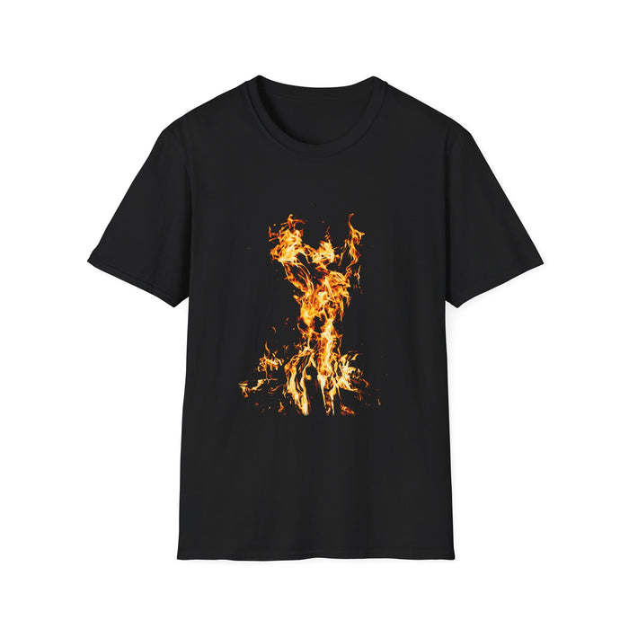 Phoenix Fire Graphic Tee - Mythical Fire Bird Shirt