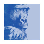 Educated Gorilla Poster - Abstract Primate Art Print