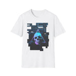 Skull on the Wall Graphic Tee - Dark Gothic Skull Shirt by Kiyo Arts