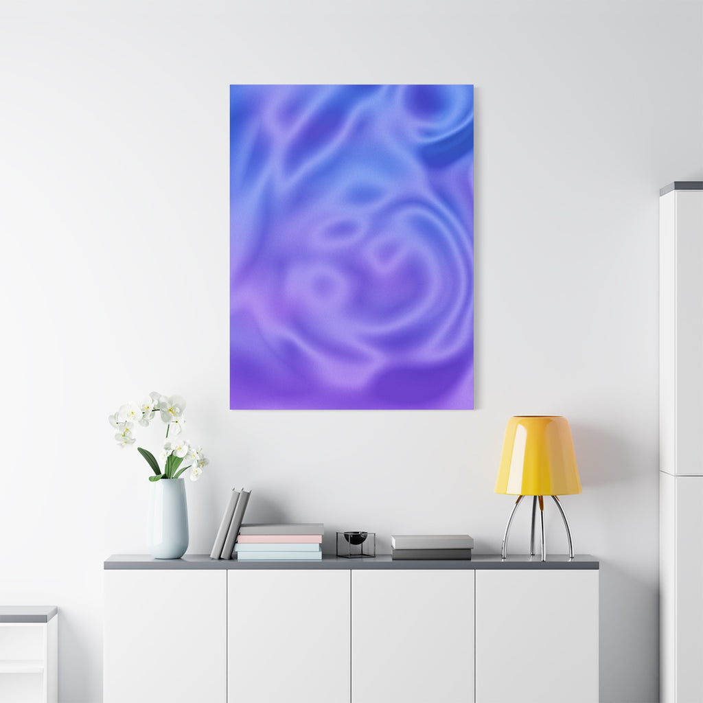 Liquid Metal Mist Pink Canvas Wall Art - Modern Textured Abstract Decor