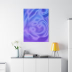 Liquid Metal Mist Pink Canvas Wall Art - Modern Textured Abstract Decor