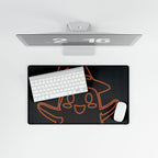 Cute Ghost Mouse Pad - Spooky Halloween Desk Mat