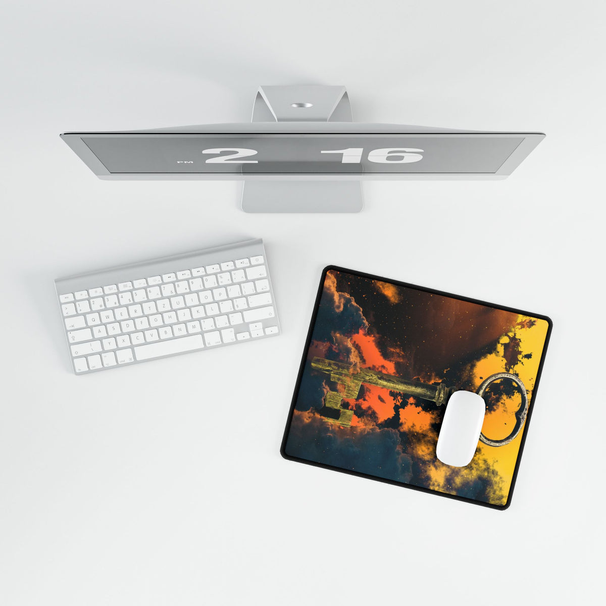 Key To The Kingdom Desk Mat - Fantasy Mysterious Mouse Pad