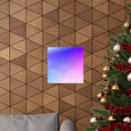 Starfield Space Galaxy Poster - Cosmic Purple Art Print