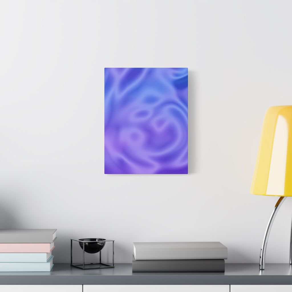 Liquid Metal Mist Pink Canvas Wall Art - Modern Textured Abstract Decor