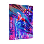 Japanese City Punk Special Edition Canvas Wall Art - Neon Japan Street