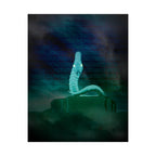 Snake Bite Poster - Caution-Theme Serpent Art Print