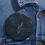 Unknown Message In A Bottle Ocean Art Pin