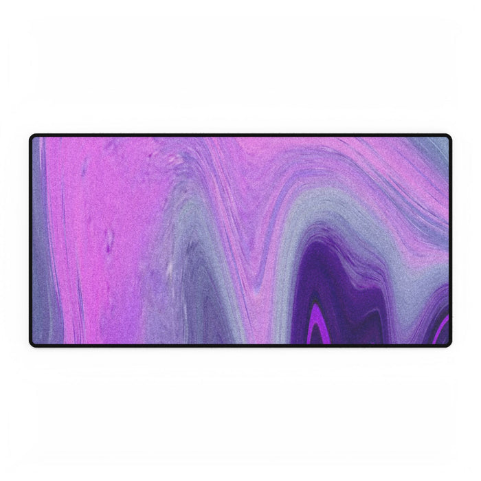 Into The Night Desk Mat - Purple Pink Abstract Mouse Pad