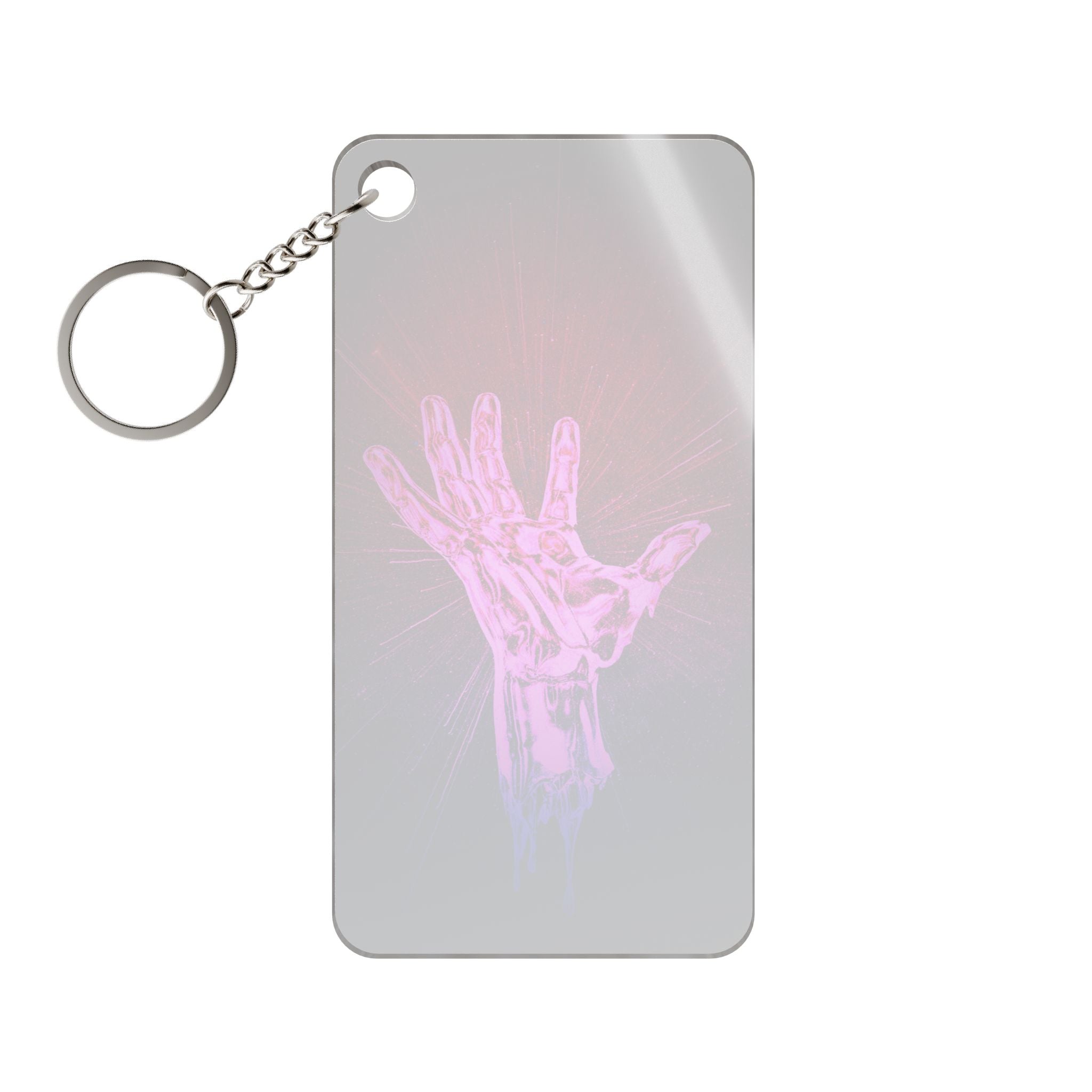 Hand of the Stars Keychain - Celestial Acrylic Art Charm