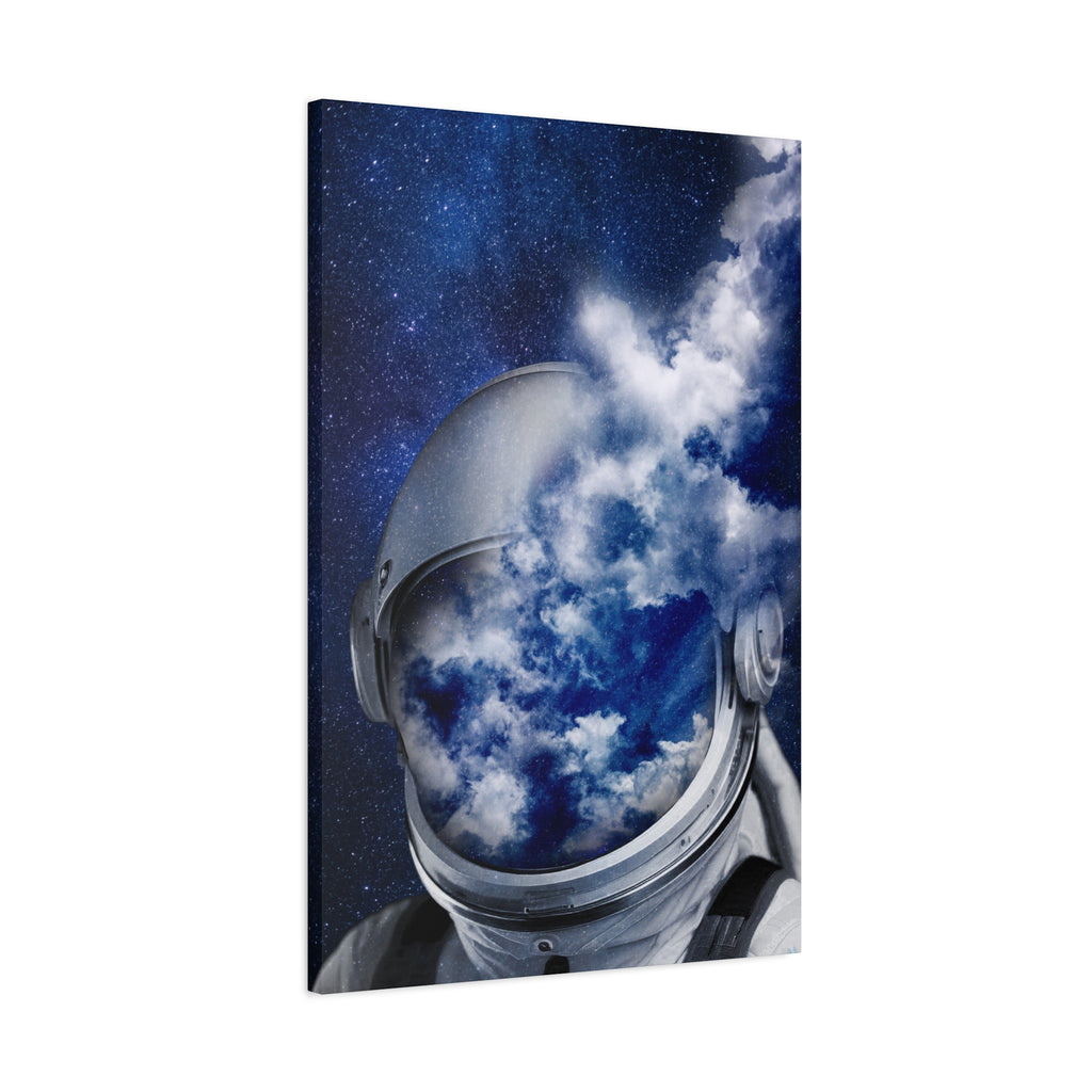 Psychedelic Astronaut Canvas Wall Art - Dreamy Space Decor