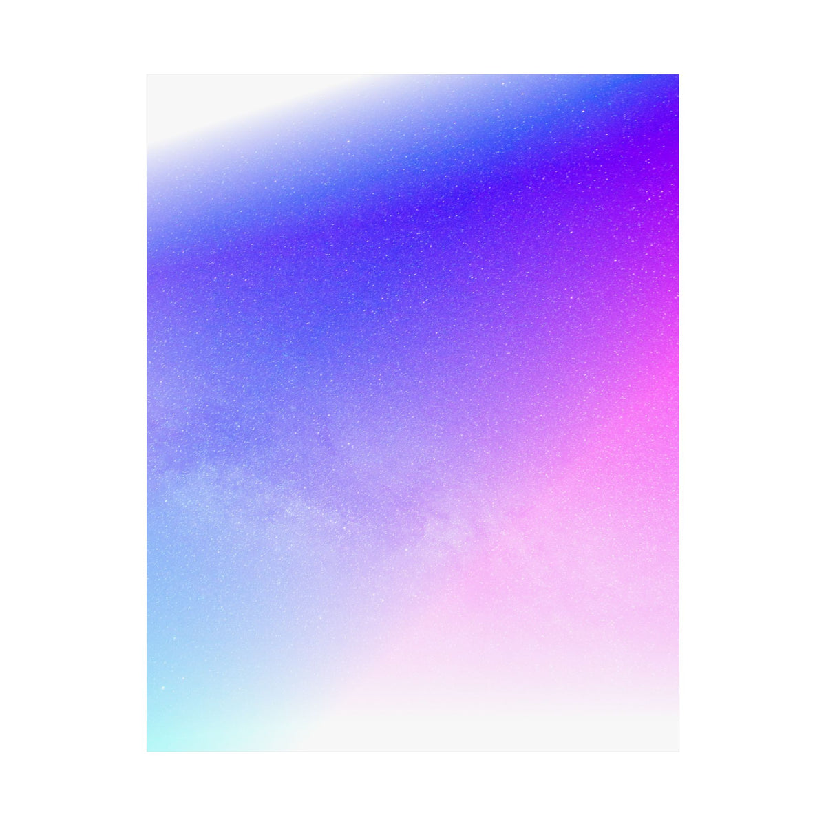 Starfield Space Galaxy Poster - Cosmic Purple Art Print