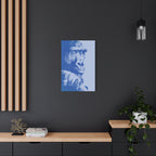 Educated Gorilla Canvas Wall Art - Abstract Modern Primate Decor