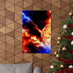 Solar Blast Poster - Cosmic Nebula Space Art Print