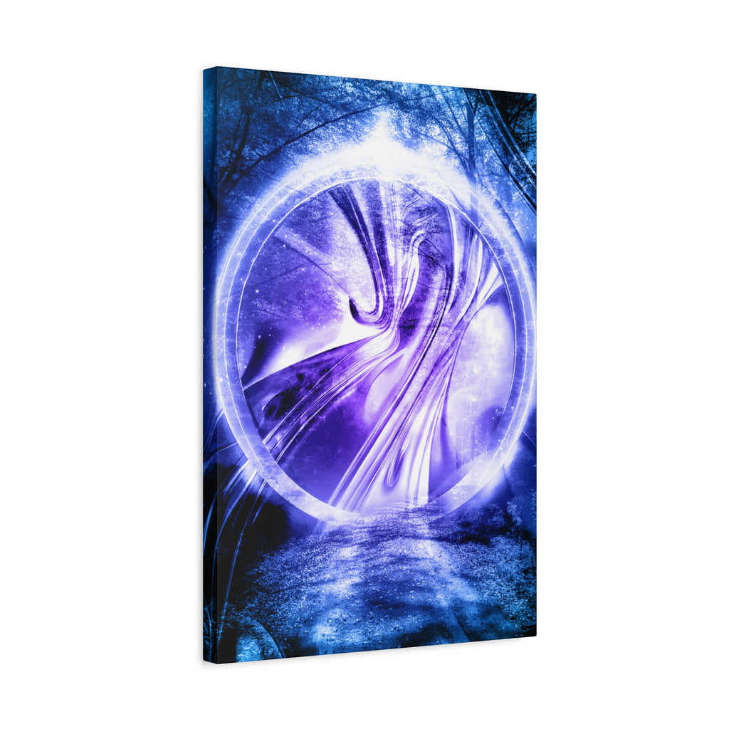 Lost Forest Magic Portal Canvas Art - Enchanted Mystical Woodland Decor