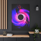 Neon Wave Horizon Canvas Wall Art - Special Edition Retro 80s Sunset