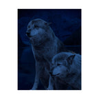 Wolf Pack Matte Vertical Posters - Stunning Wildlife Art for Nature Lovers - Perfect for Home & Office Decor