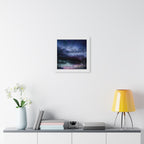 Space Landscape Framed Poster - Cosmic Galaxy Wall Art