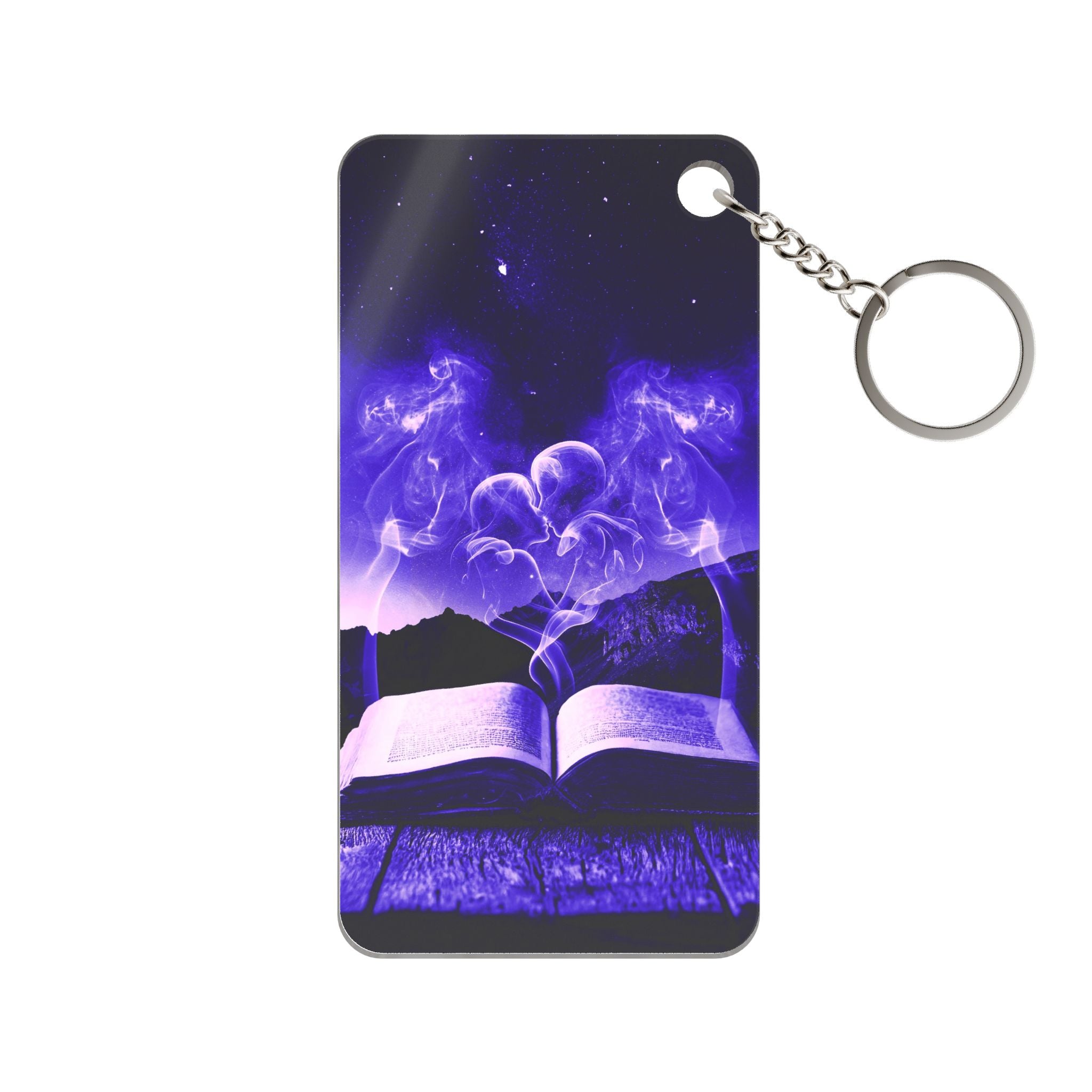 Magic Book Love Spell Keychain - Witchy Acrylic Charm