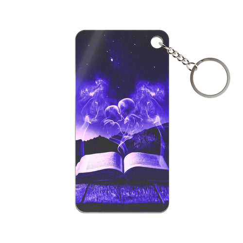 Magic Book Love Spell Keychain - Witchy Acrylic Charm