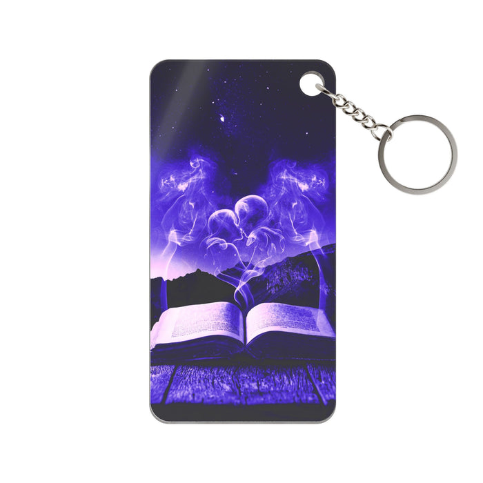 Magic Book Love Spell Keychain - Witchy Acrylic Charm