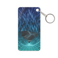 Cyber Wave Escape Keychain - Synthwave Acrylic Charm
