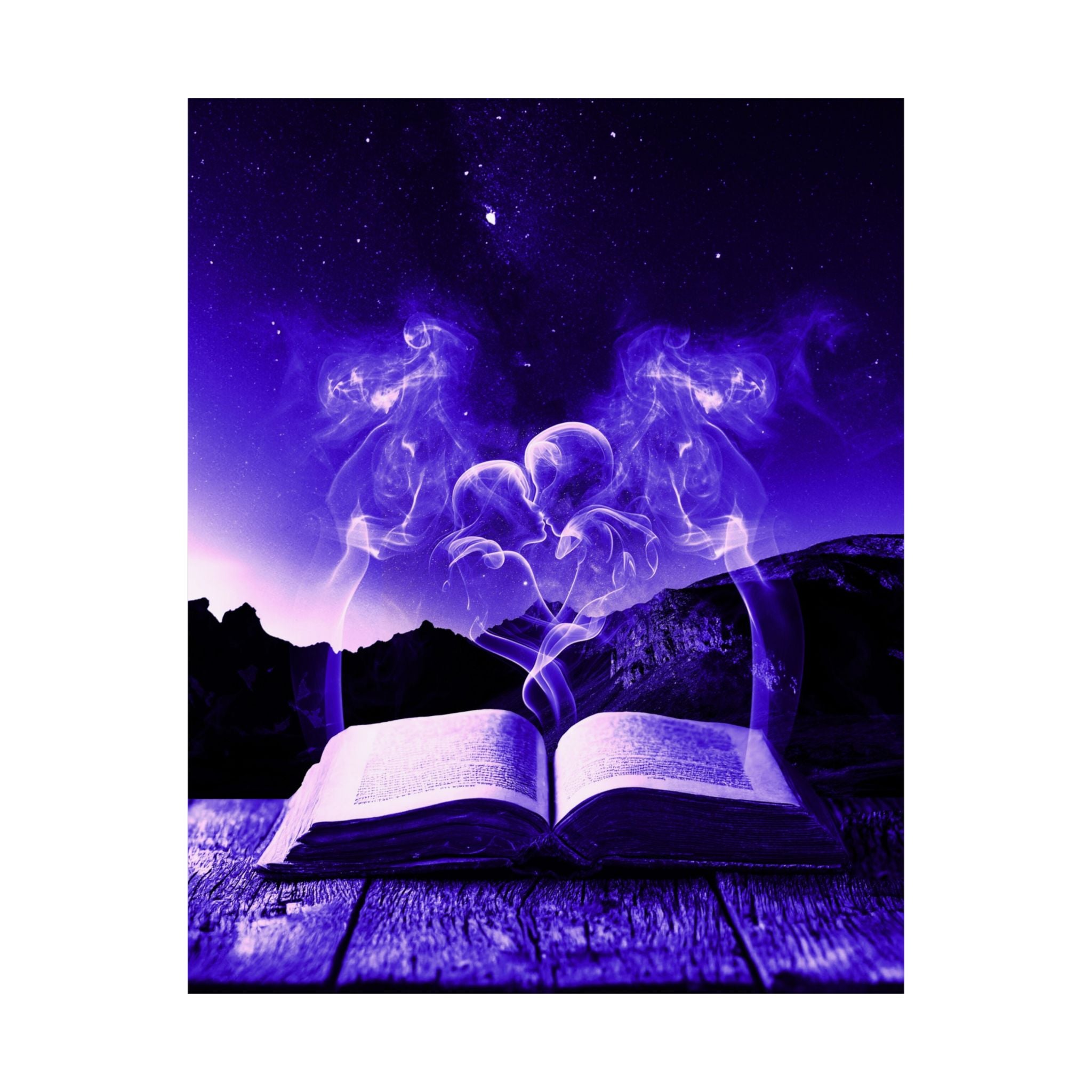 Magic Book Love Spell Poster Print - Witchy Fantasy Art