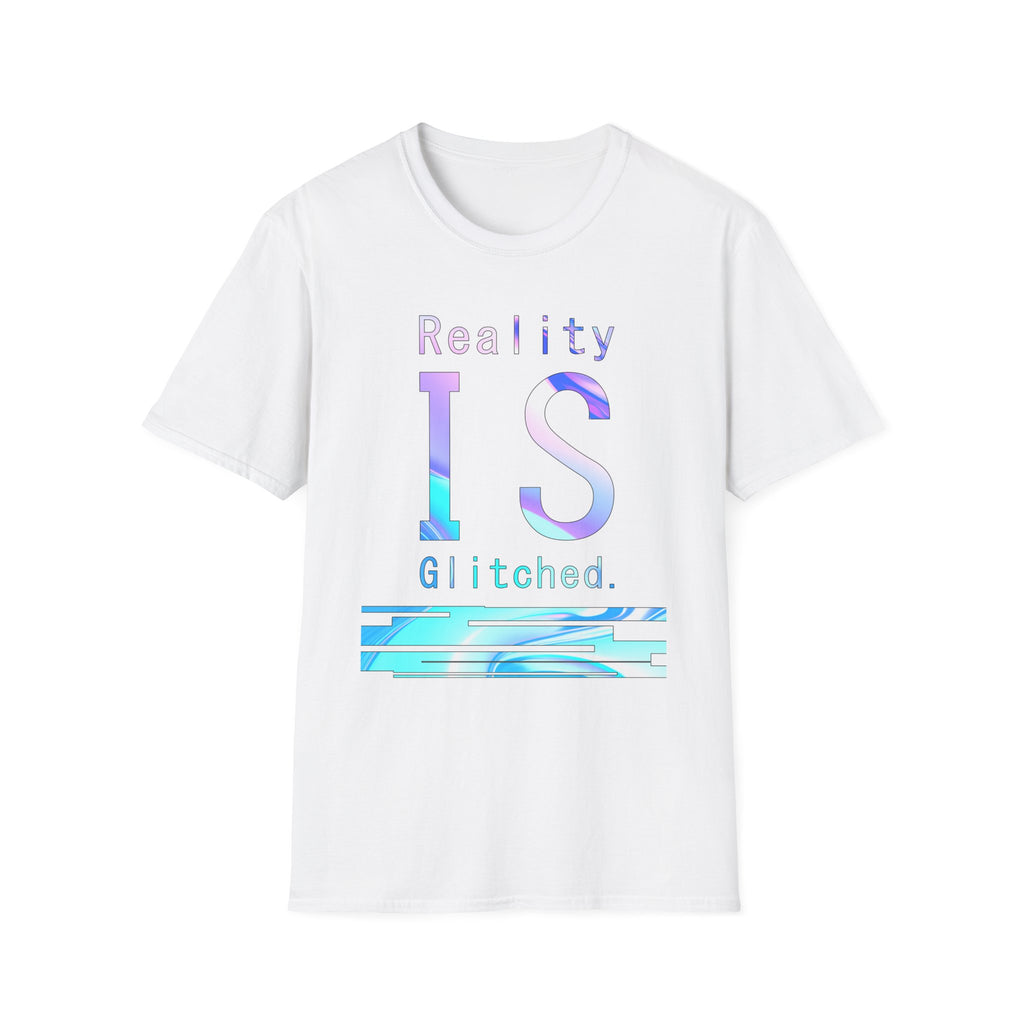 Reality Is Glitched Graphic Tee - Grunge Glitch Aesthetic Shirt
