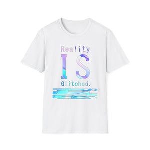 Reality Is Glitched Graphic Tee - Grunge Glitch Aesthetic Shirt