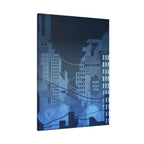 City Lights Nightscape Canvas Wall Art - Luminous Skyline Decor
