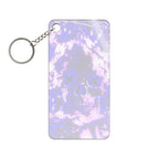 Vaporwaave Neon Skull Acrylic Charm Keychain