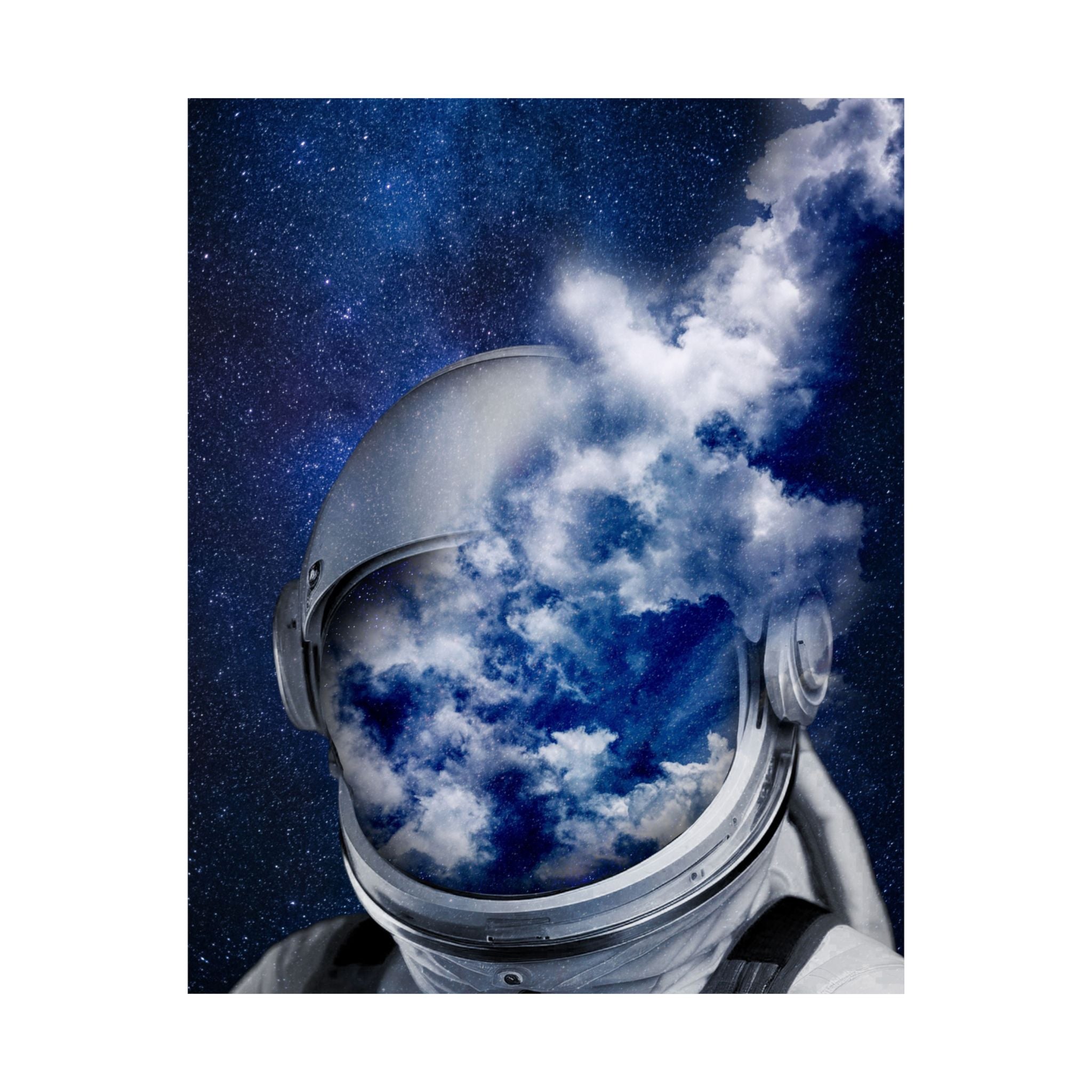 Astronaut in the Clouds Poster - Dreamy Space Art Print