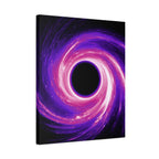 Neon Wave Horizon Canvas Wall Art - Retro 80s Cyberpunk Sunset