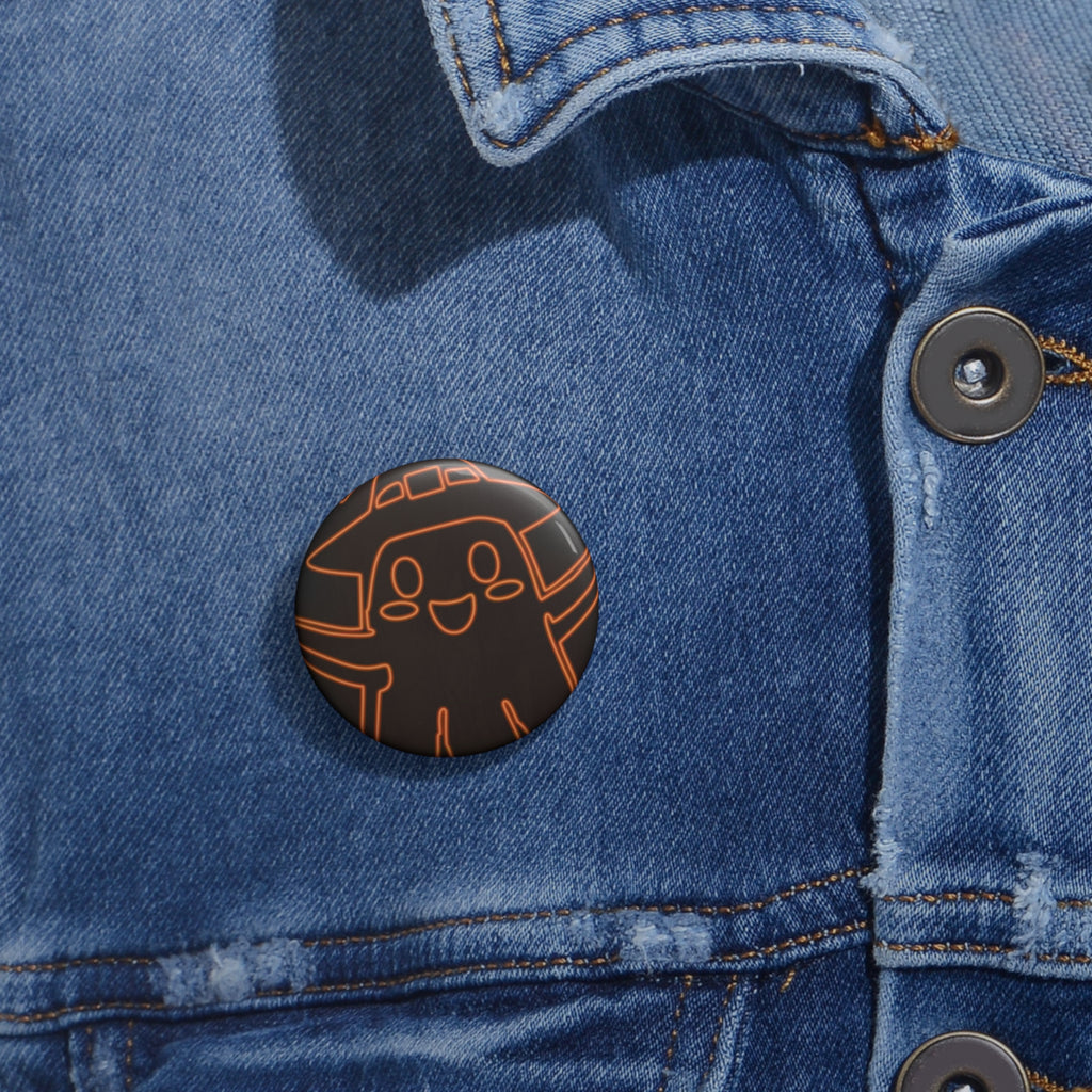 Cute Ghost Pin - Spooky Halloween Art Button