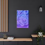 Liquid Metal Mist Pink Canvas Wall Art - Modern Textured Abstract Decor
