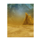 Desert Graveyard Poster - Dark Landscape Art Print