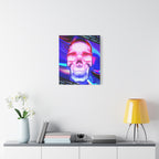 Free Your Mind Psychedelic Skull Canvas Art - Trippy Skeleton Decor