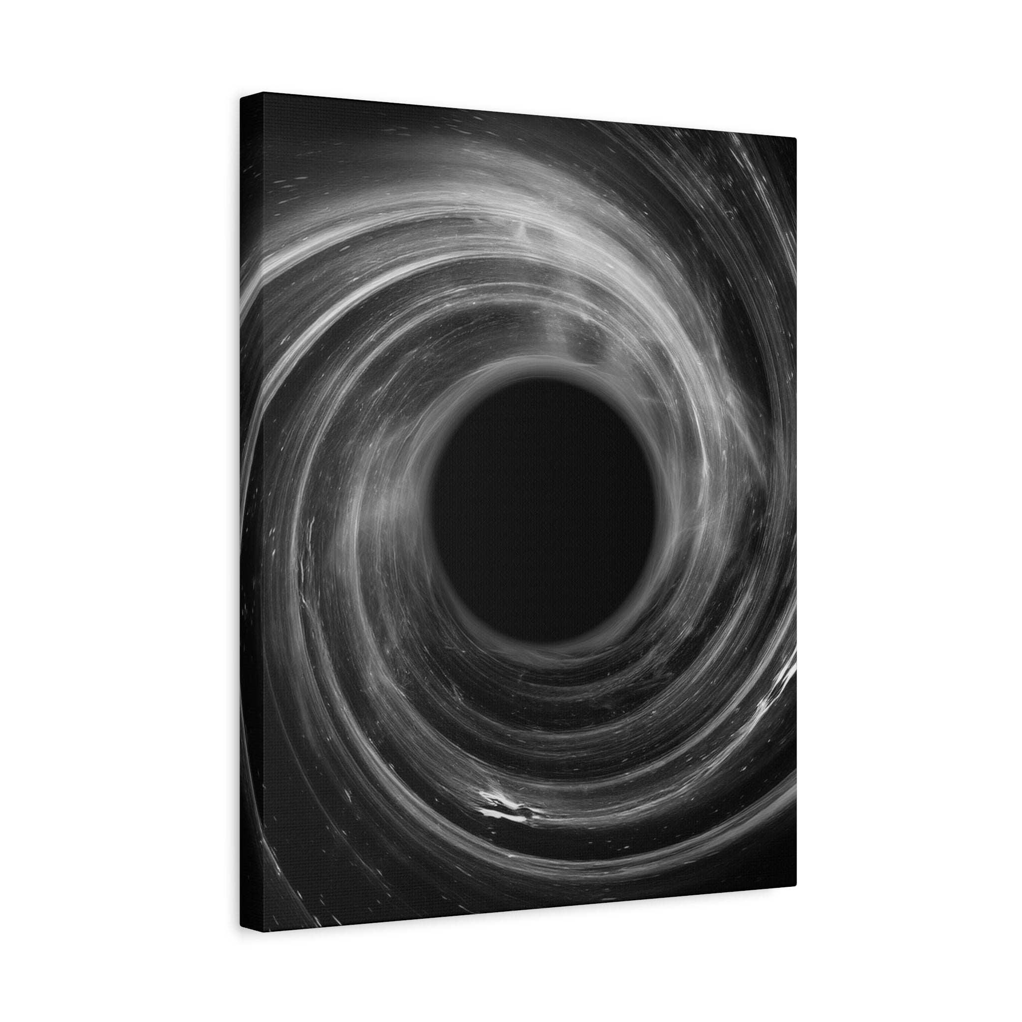 Black Hole Canvas Wall Art - Cosmic Universe Decor
