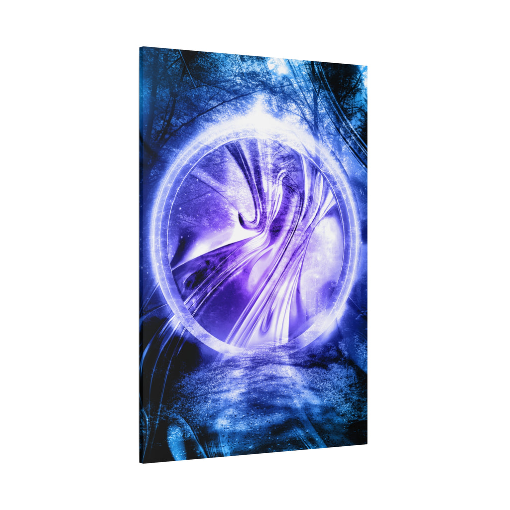 Lost Forest Magic Portal Canvas Art - Enchanted Mystical Woodland Decor