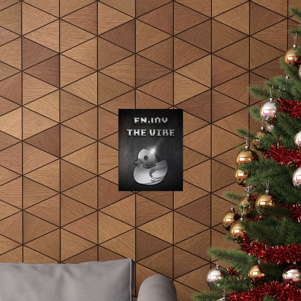 Enjoy the Vibe Poster - Aesthetic Typography Art Print