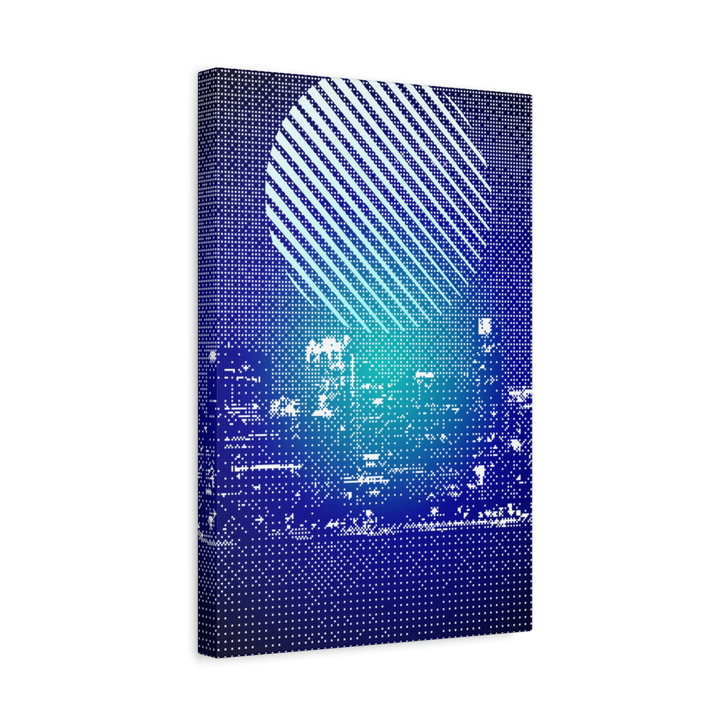 Chicago Skyline Watercolor Canvas Wall Art - Windy City Decor