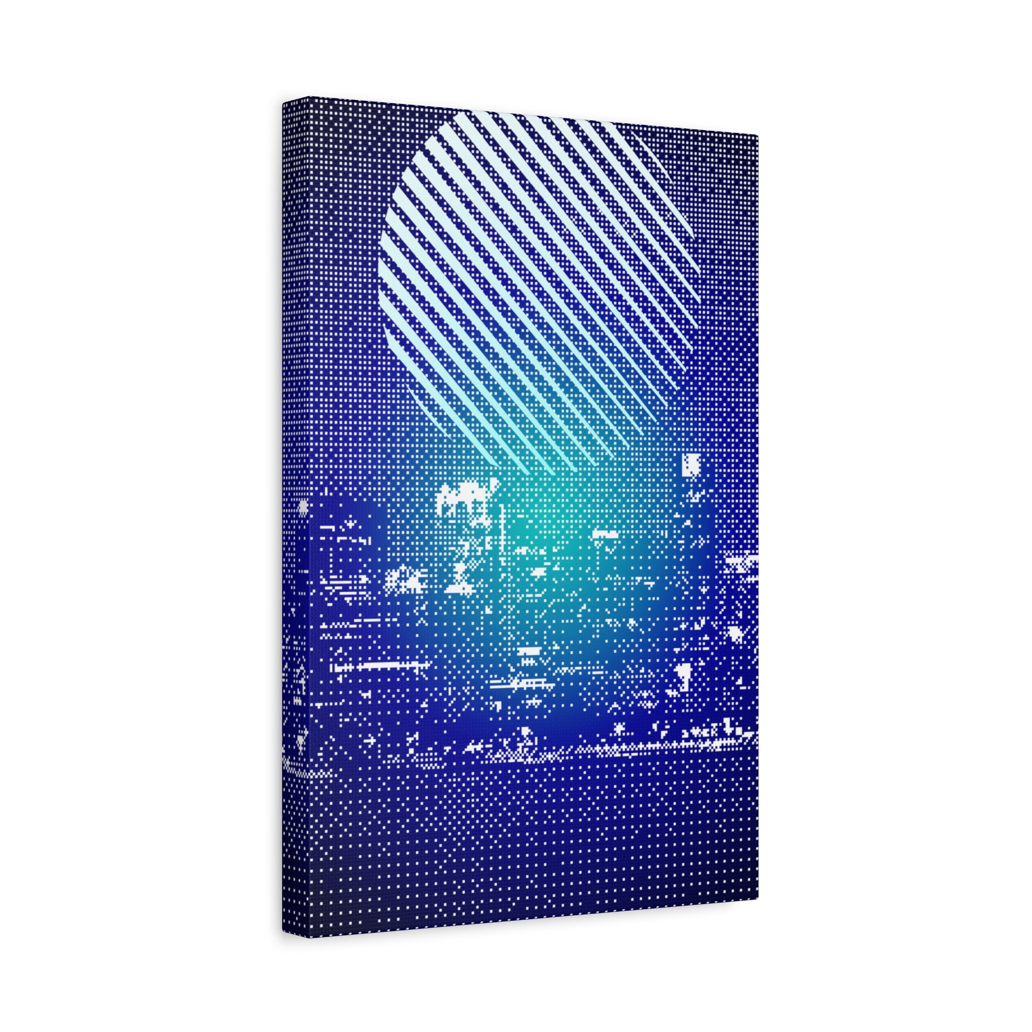 Chicago Skyline Watercolor Canvas Wall Art - Windy City Decor